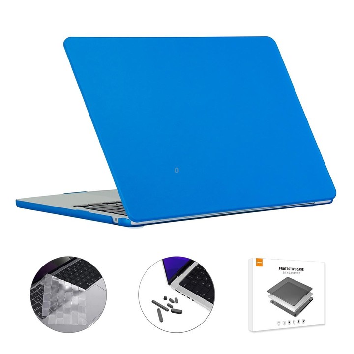For MacBook Air 13.6 2022/2024 A2681 M2 / A3113 M3 US Version ENKAY 3 in 1 Matte Laptop Case with TPU Keyboard Film / Anti-dust