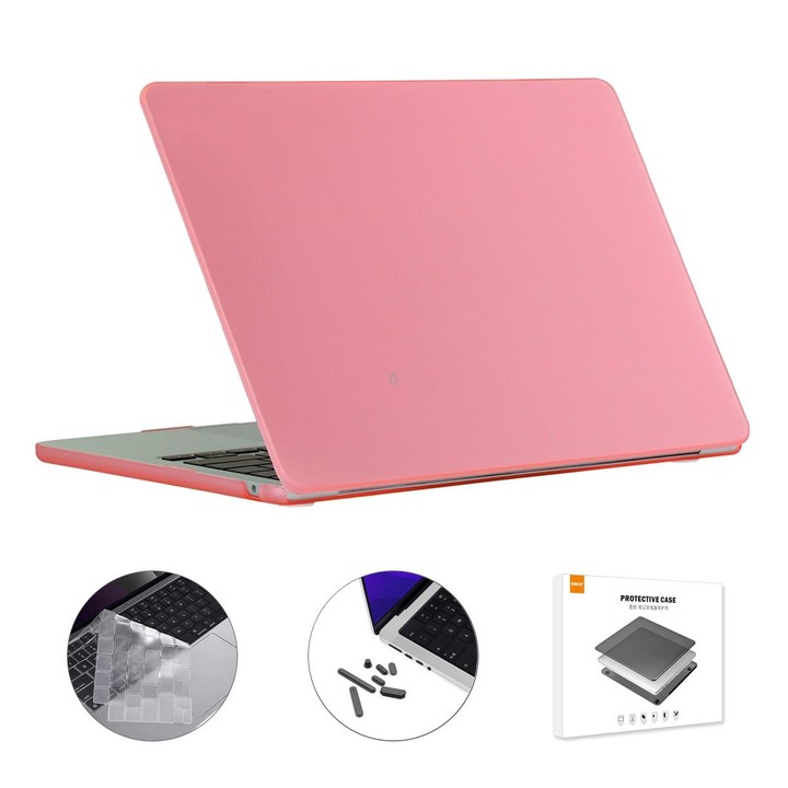 For MacBook Air 13.6 2022/2024 A2681 M2 / A3113 M3 US Version ENKAY 3 in 1 Matte Laptop Case with TPU Keyboard Film / Anti-dust