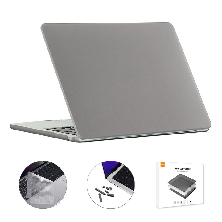 For MacBook Air 13.6 2022/2024 A2681 M2 / A3113 M3 US Version ENKAY 3 in 1 Matte Laptop Case with TPU Keyboard Film / Anti-dust