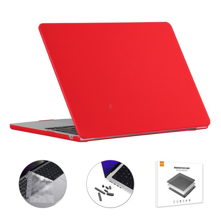 For MacBook Air 13.6 2022/2024 A2681 M2 / A3113 M3 US Version ENKAY 3 in 1 Matte Laptop Case with TPU Keyboard Film / Anti-dust