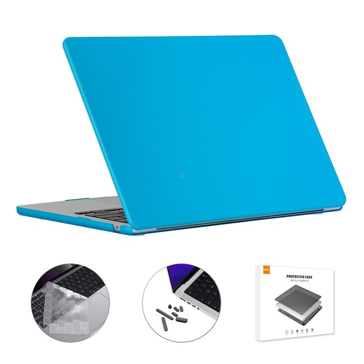 For MacBook Air 13.6 2022/2024 A2681 M2 / A3113 M3 US Version ENKAY 3 in 1 Matte Laptop Case with TPU Keyboard Film / Anti-dust