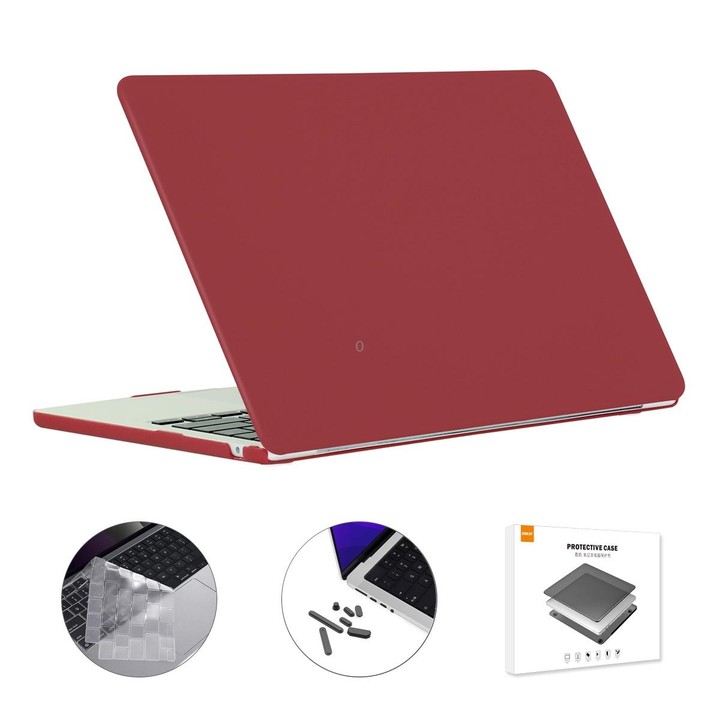 For MacBook Air 13.6 2022/2024 A2681 M2 / A3113 M3 US Version ENKAY 3 in 1 Matte Laptop Case with TPU Keyboard Film / Anti-dust