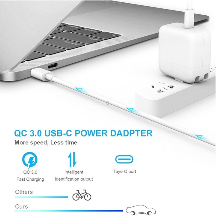 2 in 1 PD3.0 30W USB-C / Type-C Travel Charger with Detachable Foot + PD3.0 3A USB-C / Type-C to USB-C / Type-C Fast Charge Data