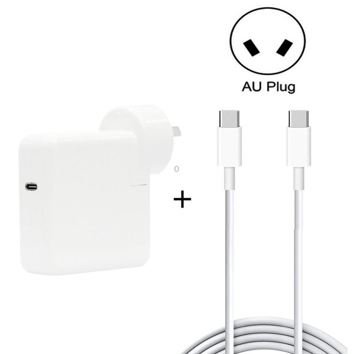 2 in 1 PD 30W USB-C / Type-C + 3A PD 3.0 USB-C / Type-C to USB-C / Type-C Fast Charge Data Cable Set, Cable Length: 2m, AU Plug