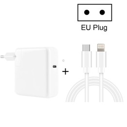 2 in 1 PD3.0 30W USB-C / Type-C Travel Charger with Detachable Foot + PD3.0 3A USB-C / Type-C to 8 Pin Fast Charge Data Cable Se