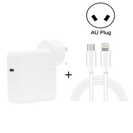 2 in 1 PD3.0 30W USB-C / Type-C Travel Charger with Detachable Foot + PD3.0 3A USB-C / Type-C to 8 Pin Fast Charge Data Cable Se