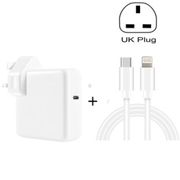 2 in 1 PD3.0 30W USB-C / Type-C Travel Charger with Detachable Foot + PD3.0 3A USB-C / Type-C to 8 Pin Fast Charge Data Cable Se