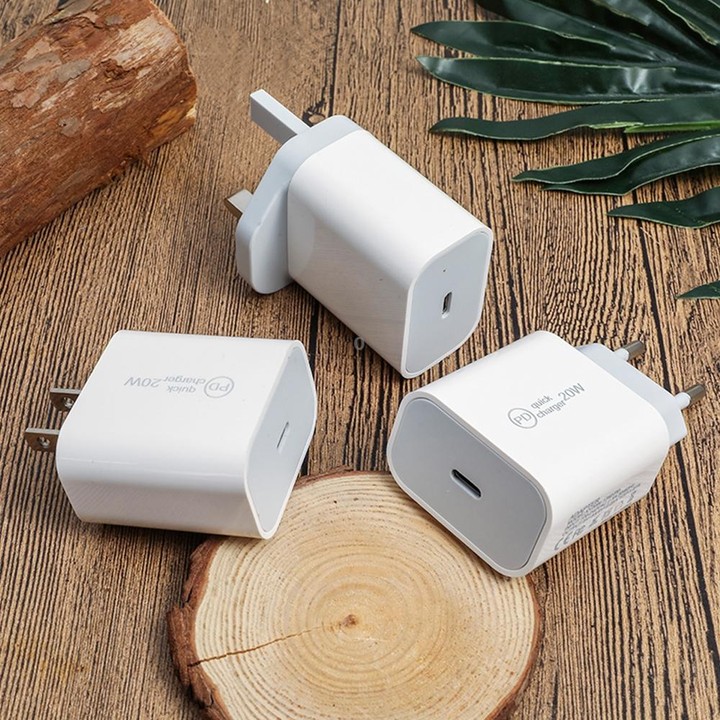 SDC-20W 2 in 1 PD 20W USB-C / Type-C Travel Charger + 3A PD3.0 USB-C / Type-C to 8 Pin Fast Charge Data Cable Set, Cable Length: