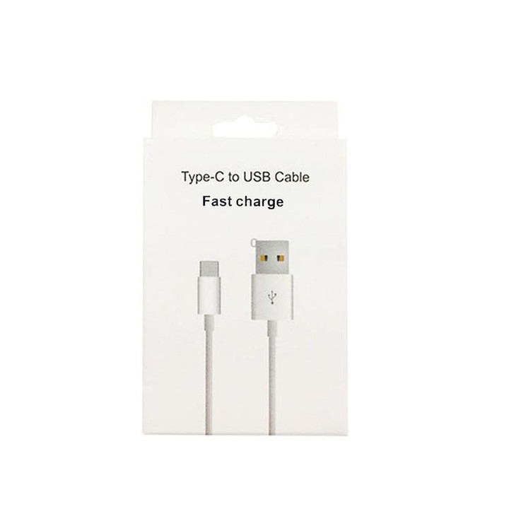 XJ-016 2.4A USB Male to Type-C / USB-C Male Interface Fast Charging Data Cable, Length: 3m