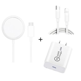 XJ-32 3 in 1 15W Magnetic Suction Wreless Charging + PD 20W USB-C / Type-C Travel Charging + USB-C / Type-C to 8 Pin Fast Chargi