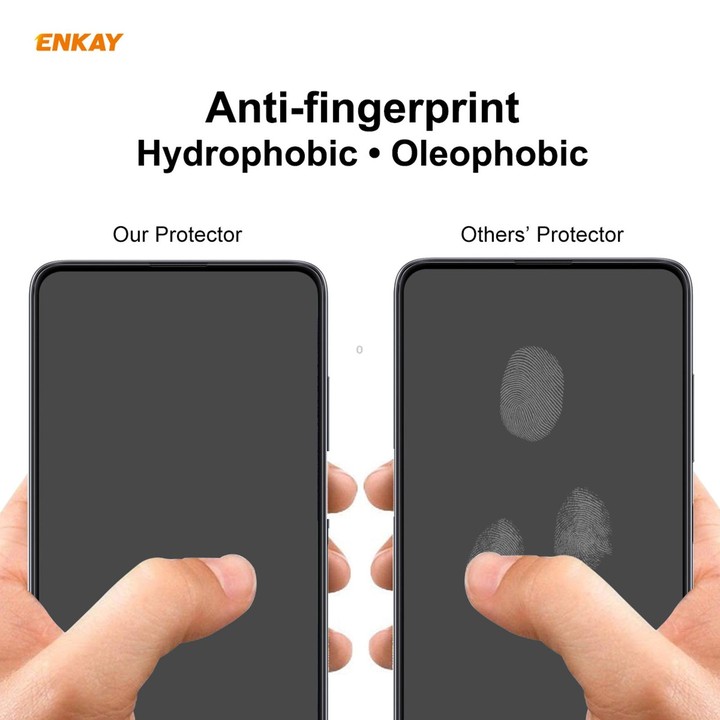 For Samsung Galaxy A12 5 PCS ENKAY Hat-Prince Full Glue 0.26mm 9H 2.5D Tempered Glass Full Coverage Film