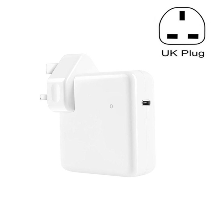 PD-87W 87W PD USB-C / Type-C Notebook Power Adapter for MacBook Pro 15 inch (A1706) / (A1707) / (A1708) / (A1719), Plug Size:UK