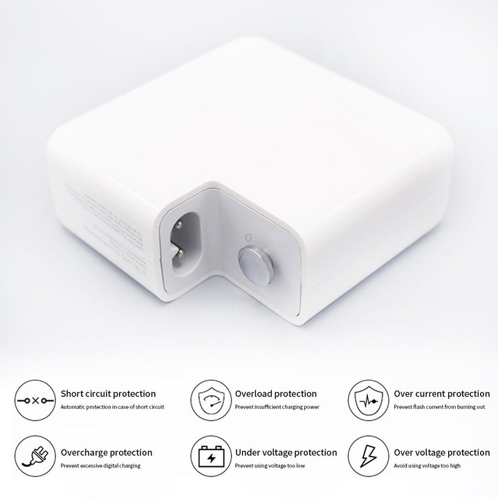 PD-87W 87W PD USB-C / Type-C Notebook Power Adapter for MacBook Pro 15 inch (A1706) / (A1707) / (A1708) / (A1719), Plug Size:AU