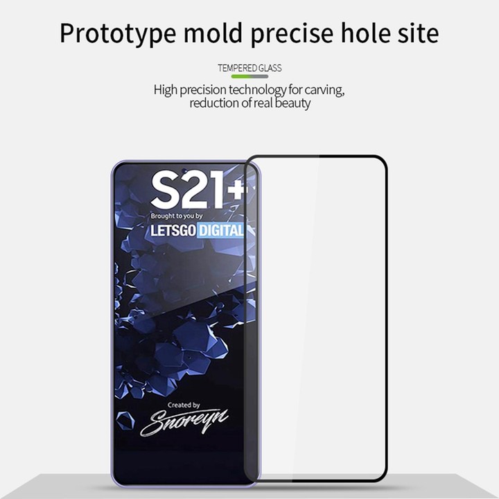 For Samsung Galaxy S21+ 5G PINWUYO 9H 2.5D Full Screen Tempered Glass Film(Black)