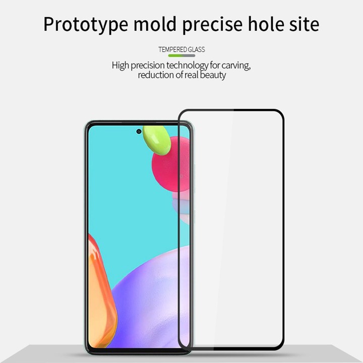 For Samsung Galaxy A52 5G / 4G MOFI 9H 2.5D Full Screen Tempered Glass Film(Black)