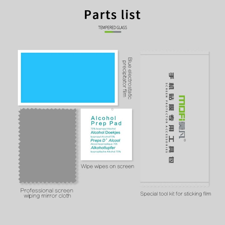 For Samsung Galaxy A52 5G / 4G MOFI 9H 2.5D Full Screen Tempered Glass Film(Black)
