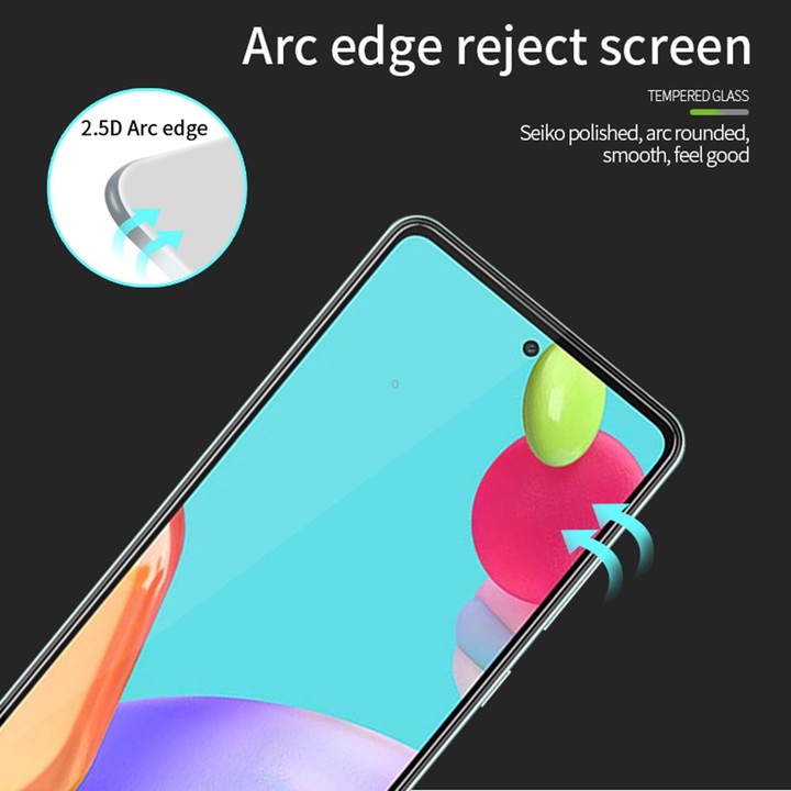 For Samsung Galaxy A52 5G / 4G MOFI 9H 2.5D Full Screen Tempered Glass Film(Black)