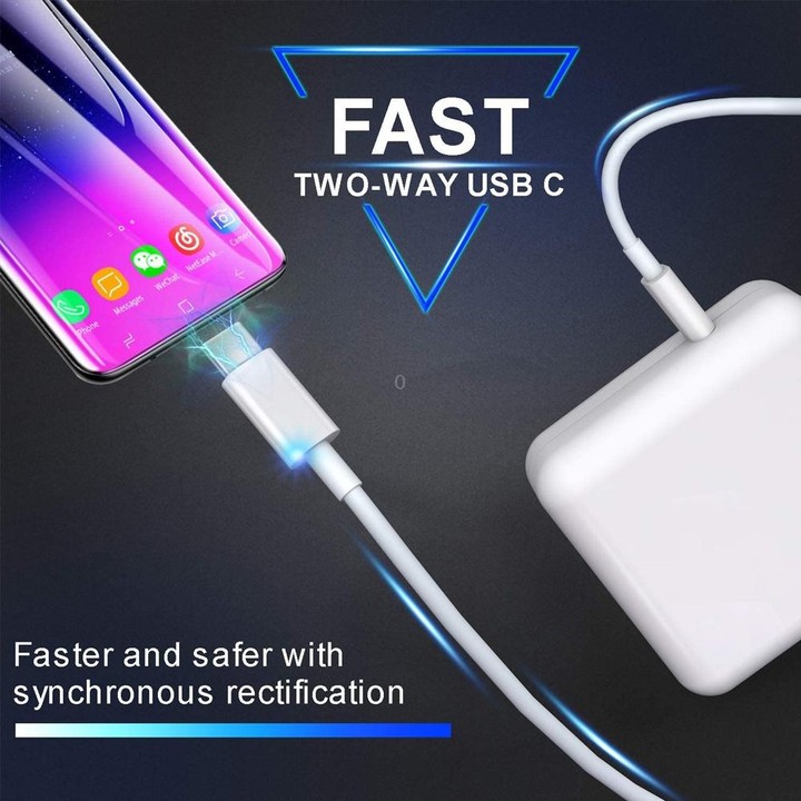 PD-96W 96W PD USB-C / Type-C Laptop Adapter + 2m 5A USB-C / Type-C to USB-C / Type-C Fast Charging Cable for MacBook Pro, Plug S