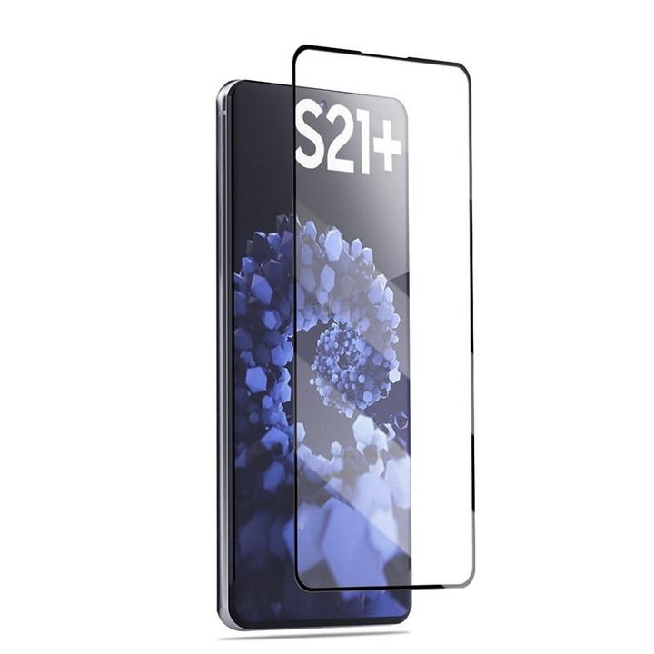 For Samsung Galaxy S21+ 5G mocolo 0.33mm 9H 2.5D Full Glue Tempered Glass Film, Support Fingerprint Unlock