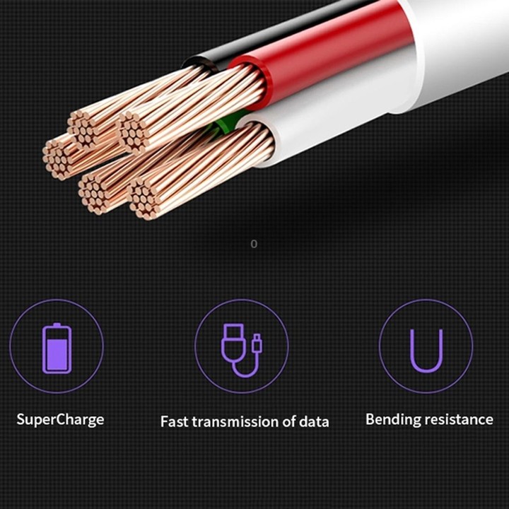 XJ-041 6A USB to USB-C / Type-C Fast Charging Data Cable, Length: 1.5m