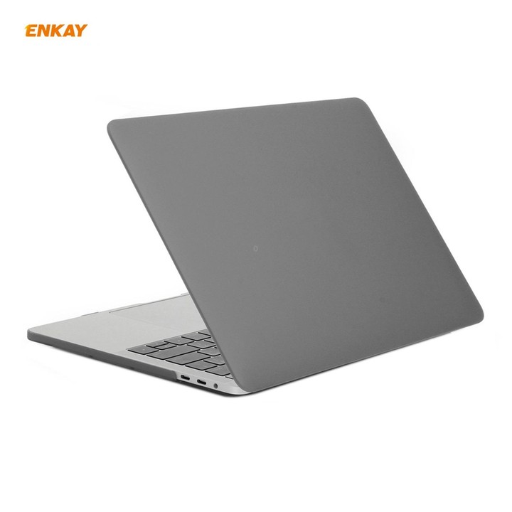 ENKAY 3 in 1 Matte Laptop Protective Case + EU Version TPU Keyboard Film + Anti-dust Plugs Set for MacBook Pro 13.3 inch A1706 /
