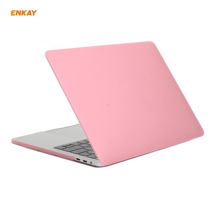 ENKAY 3 in 1 Matte Laptop Protective Case + EU Version TPU Keyboard Film + Anti-dust Plugs Set for MacBook Pro 16 inch A2141 (wi