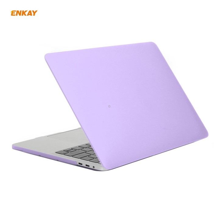 ENKAY 3 in 1 Matte Laptop Protective Case + EU Version TPU Keyboard Film + Anti-dust Plugs Set for MacBook Pro 16 inch A2141 (wi