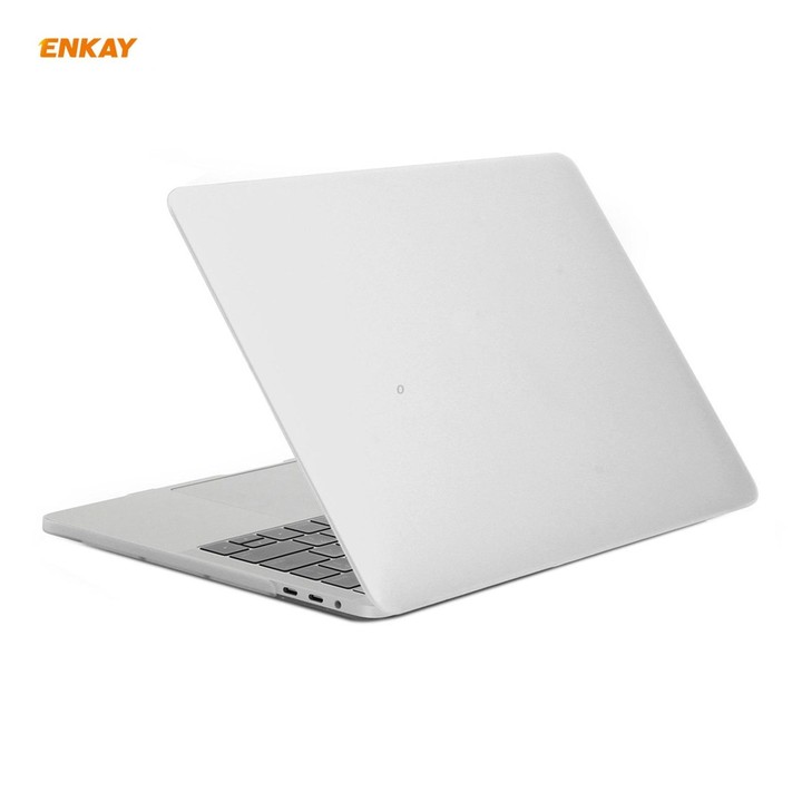 ENKAY 3 in 1 Matte Laptop Protective Case + EU Version TPU Keyboard Film + Anti-dust Plugs Set for MacBook Pro 16 inch A2141 (wi