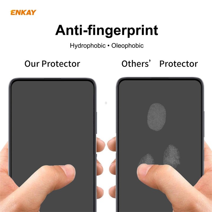 For Samsung Galaxy F62 2 PCS ENKAY Hat-Prince Full Glue 0.26mm 9H 2.5D Tempered Glass Full Coverage Film