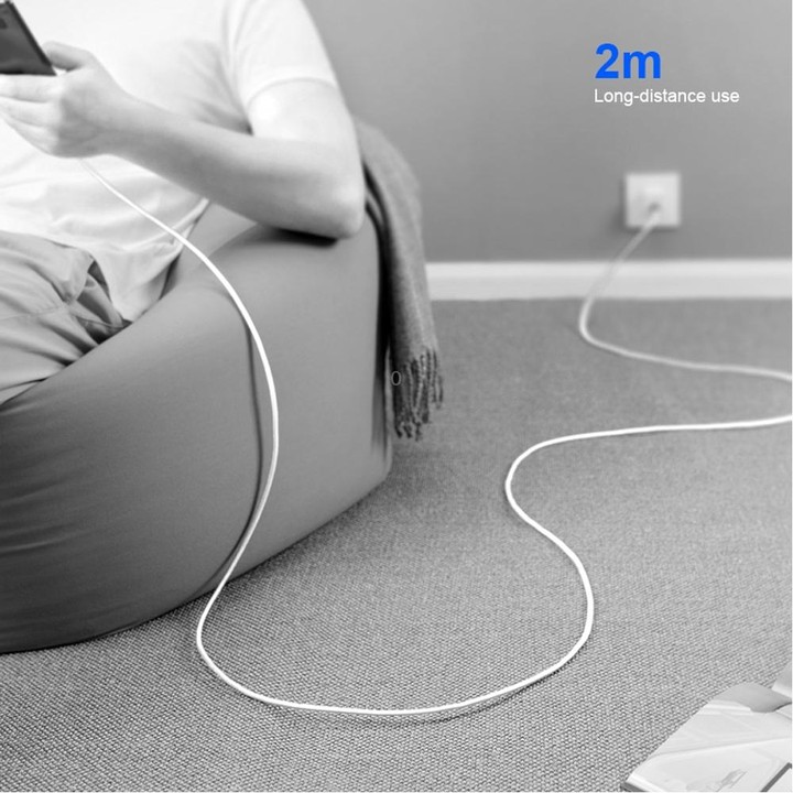 A2344 20W PD 3.0 Type-C / USB-C Folding Travel Charger + USB-C / Type-C to Type-C Fast Charging Data Cable Set, UK Plug, Length: