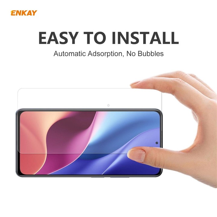 For XiaomiRedmi K40 / K40 Pro / K40 Pro+ 10 PCS ENKAY Hat-Prince 0.26mm 9H 2.5D Curved Edge Tempered Glass Film