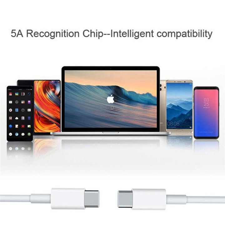 XJ-50 PD 120W 5A USB-C / Type-C to USB-C / Type-C Fast Charging Data Cable, Cable Length: 1m