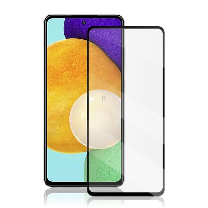 For Samsung Galaxy A52 5G / 4G mocolo 0.33mm 9H 2.5D Full Glue Tempered Glass Film