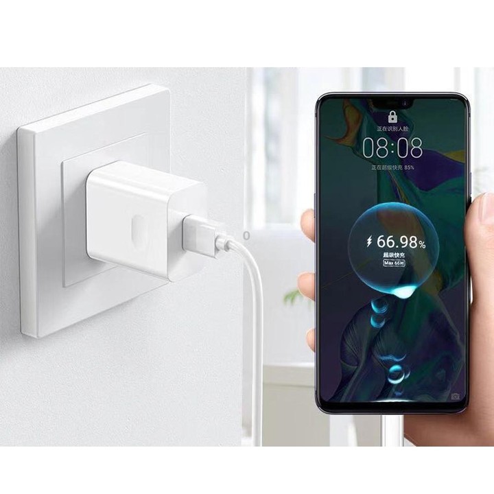 HW-66W 6A USB Fast Charging Travel Charger With EU Plug Conversion Head