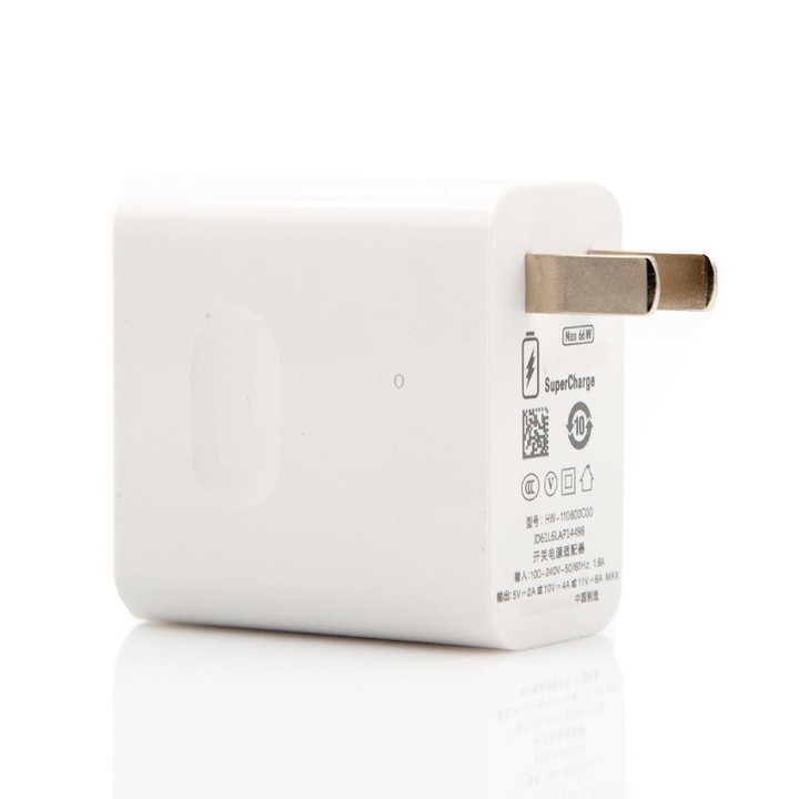 HW-66W 66W USB Fast Charging Travel Charger + USB to Type-C Flash Charging Data Cable, US Plug 1.5m