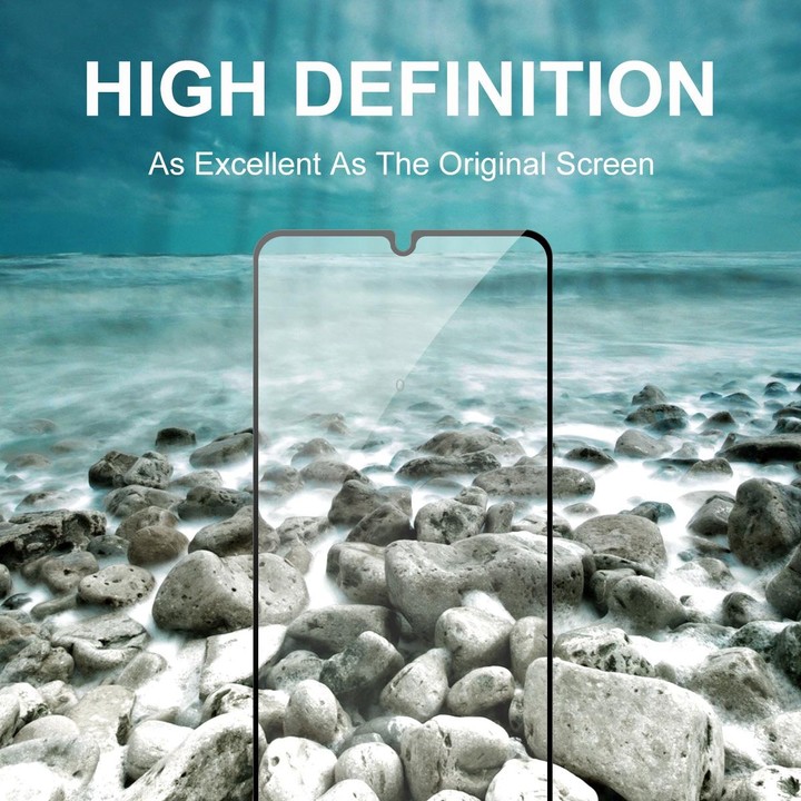 For Samsung Galaxy A22 4G ENKAY Hat-Prince Full Glue 0.26mm 9H 2.5D Tempered Glass Screen Protector Full Coverage Film