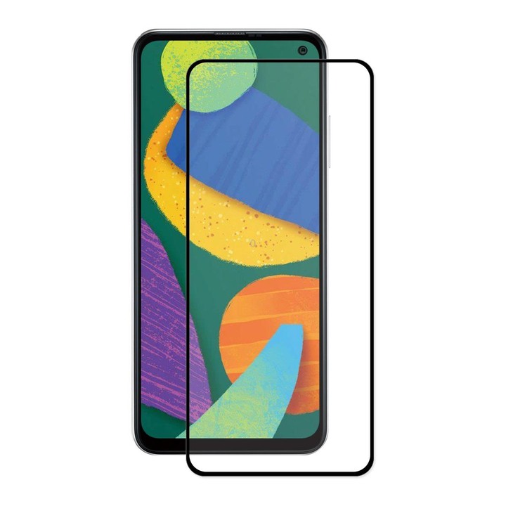 For Samsung Galaxy F52 5G /G62/M62 ENKAY Hat-Prince Full Glue 0.26mm 9H 2.5D Tempered Glass Screen Protector Full Coverage Film