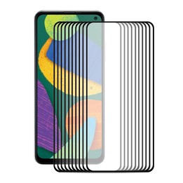 For Samsung Galaxy F52 5G /G62 /M62 10 PCS ENKAY Hat-Prince Full Glue 0.26mm 9H 2.5D Tempered Glass Screen Protector Full Covera