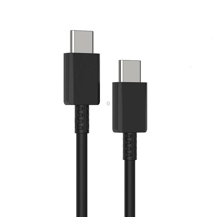 XJ-69 1m 3A USB-C / Type-C to Type-C TPU Charging Sync Data Cable for Mobile Phone(Black)