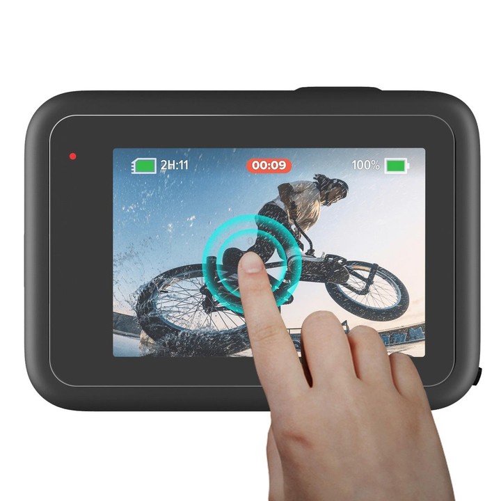 1 PC ENKAY Hat-Prince 3 in 1 Front + Back 0.2mm Tempered Glass Screen Protector Camera Film For GoPro HERO 10 Black