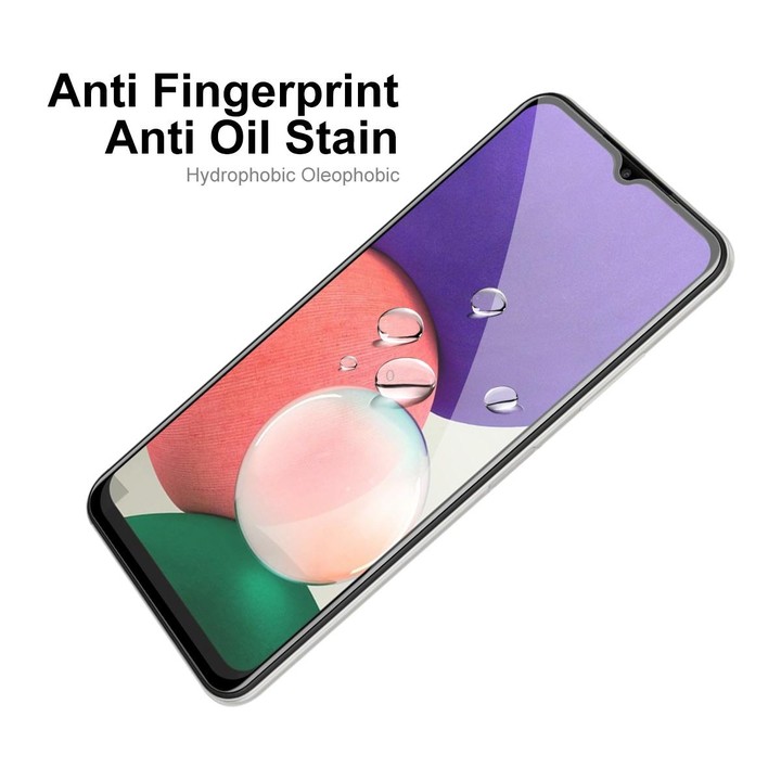 For Samsung Galaxy A22 5G ENKAY Hat-Prince Full Glue Tempered Glass 6D Full Coverage Anti-scratch Protector