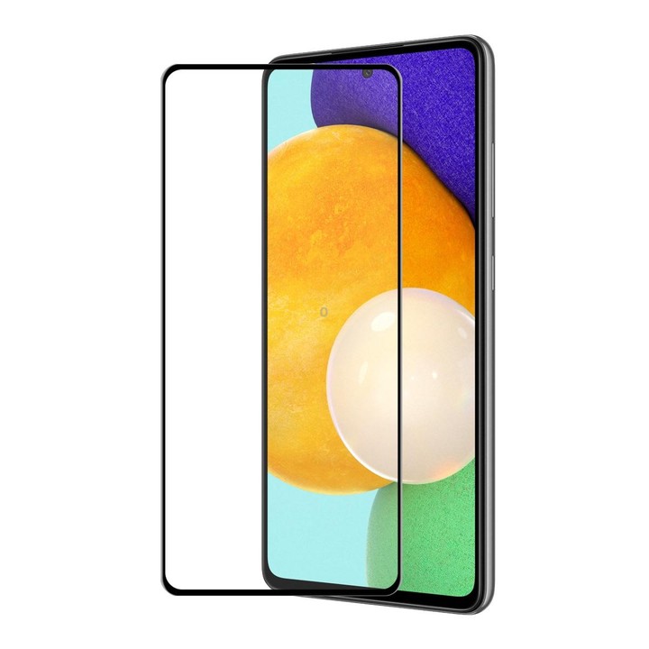 For Samsung Galaxy A52 4G / 5G ENKAY Hat-Prince Full Glue Tempered Glass 6D Full Coverage Anti-scratch Protector
