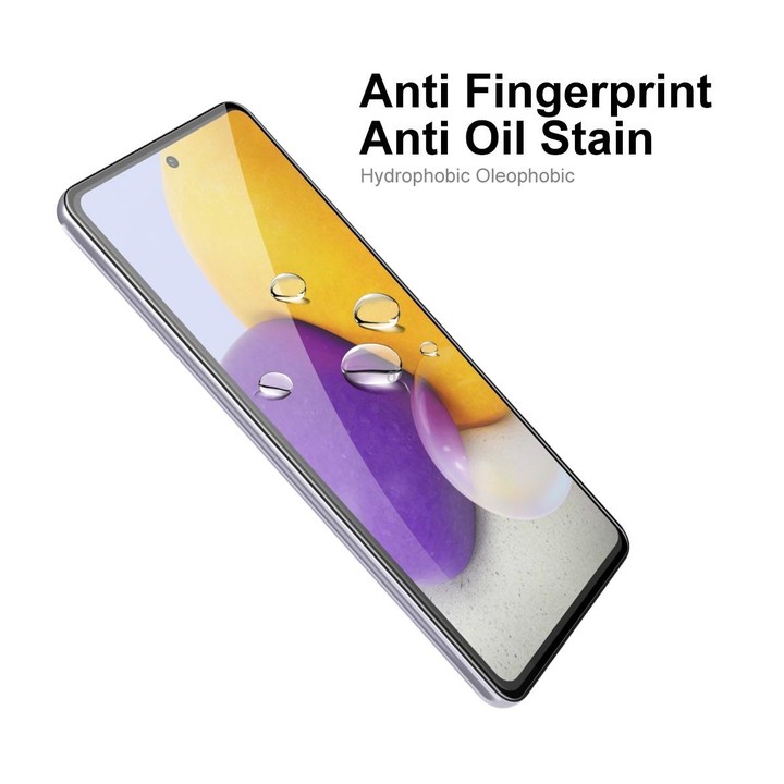 For Samsung Galaxy A72 4G ENKAY Hat-Prince Full Glue Tempered Glass 6D Full Coverage Anti-scratch Protector