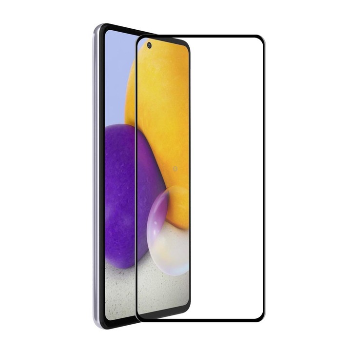 For Samsung Galaxy A72 4G ENKAY Hat-Prince Full Glue Tempered Glass 6D Full Coverage Anti-scratch Protector