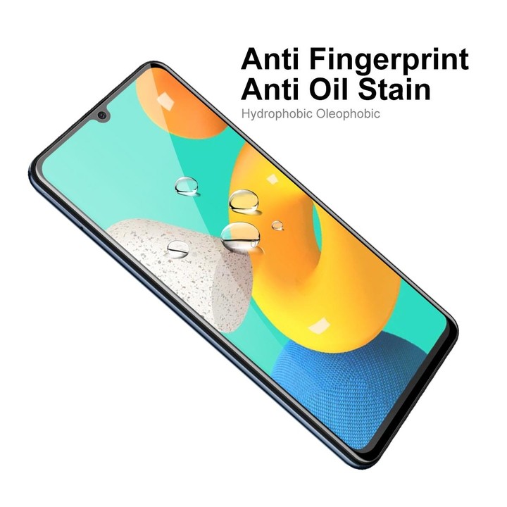 For Samsung Galaxy M32 4G ENKAY Hat-Prince Full Glue Tempered Glass 6D Full Coverage Anti-scratch Protector