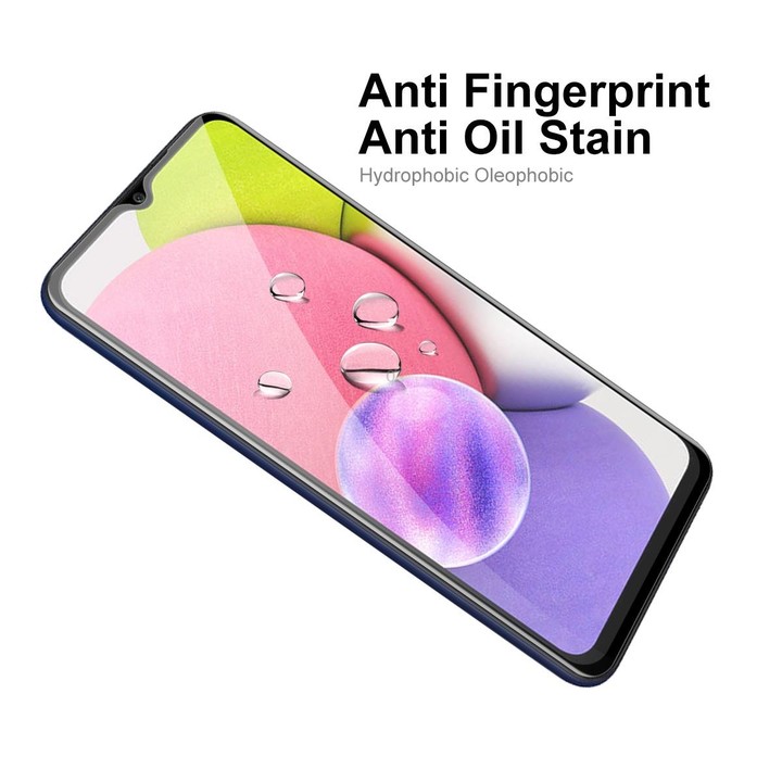 For Samsung Galaxy A03s 164mm 5 PCS ENKAY Hat-Prince Full Glue Tempered Glass 6D Full Coverage Anti-scratch Protector