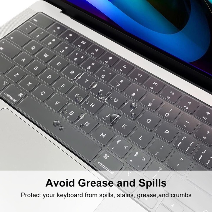 ENKAY Ultra Thin Soft TPU Laptop Keyboard Protector Film For MacBook Air 13.6 2022/2024 A2681 (M2) / A3113 (M3), Version:US Vers