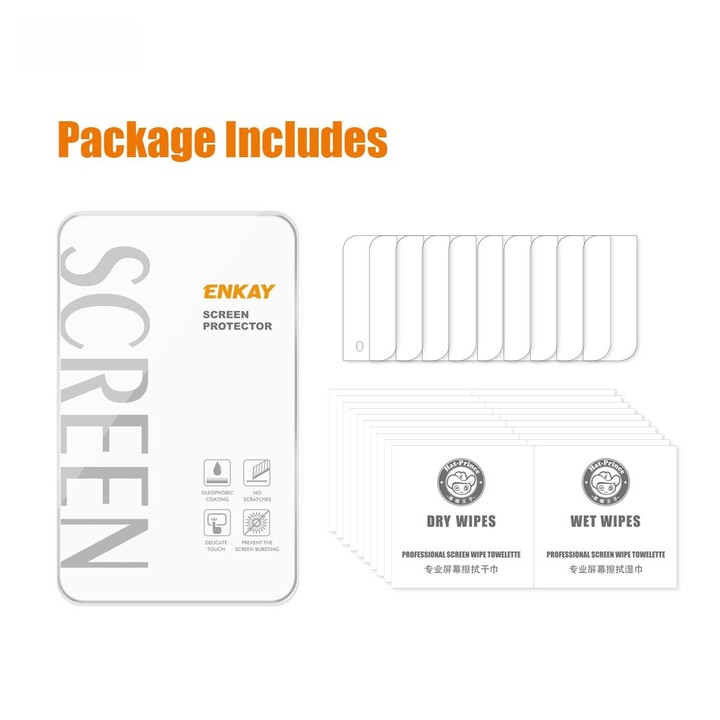 For Samsung Galaxy S22 / S22+ 10pcs ENKAY Tempered Glass Lens Film