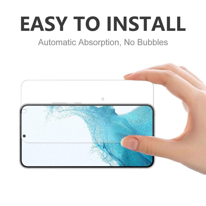 For Samsung Galaxy S22+ 5G 10pcs ENKAY 0.2mm Tempered Glass Film, Support Fingerprint Unlock