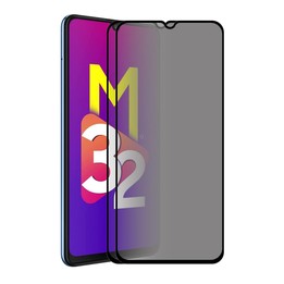 2 PCS For Samsung Galaxy M32 5G ENKAY 28 Degree Anti-peeping Tempered Glass Full Screen Film